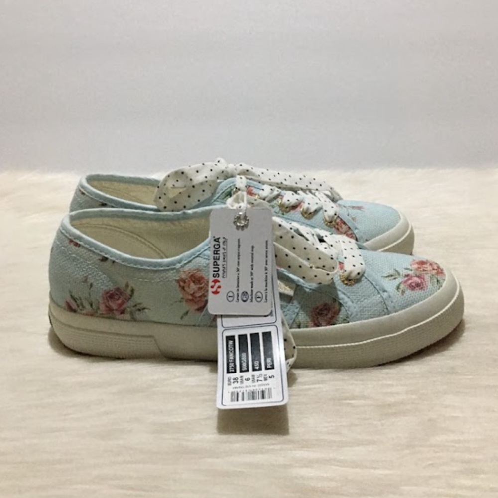 Superga x LoveShackFancy Floral Sneakers - Picture 4 of 8